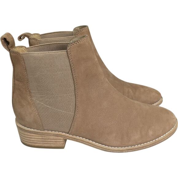 Eileen Fisher Ankle Boots Chelsea 8 Blink Tumbled Nubuck Booties - Picture 4 of 13